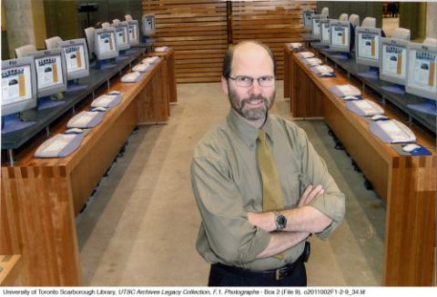 Philip Wright, computer & Networking Services in the UTSC Library, ARC, Scarborough Campus