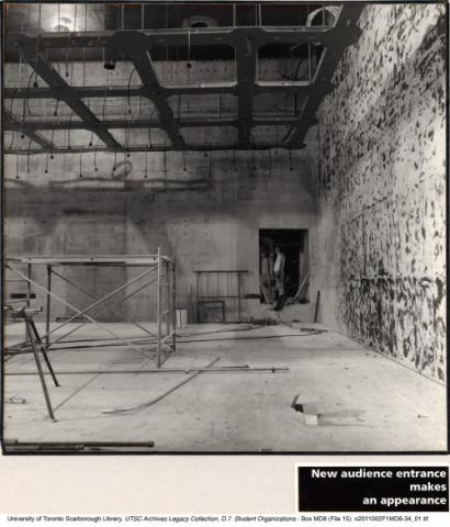 Leigha Lee Browne Theatre Construction