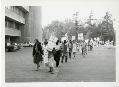 UTSC students protest the South African Apartheid by calling for deinvestment
