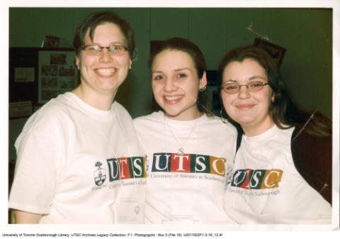 Students in UTSC T-shirts for GRADitude Campaign