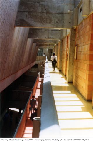 Fifth-floor hallway, Humanities Wing