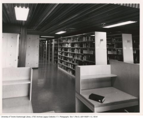 Study Carrels and Stacks in New V.W. Bladen Library