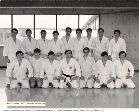 Karate Class -- 1972 -- Jim Hart Instructor