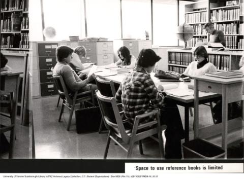 Students studying in Library