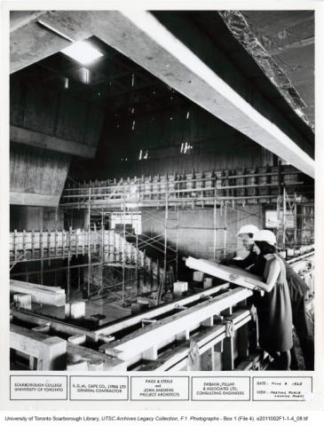 Interior construction of Meeting Place