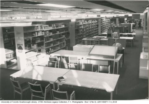 V. W. Bladen Library Stacks and Study Space