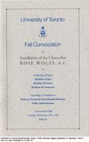 Fall Convocation, 1991