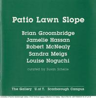 Patio Lawn Slope [exhibition catalog]