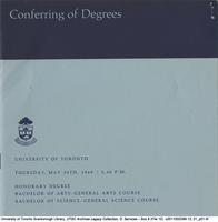 Conferring of Degrees, 1968
