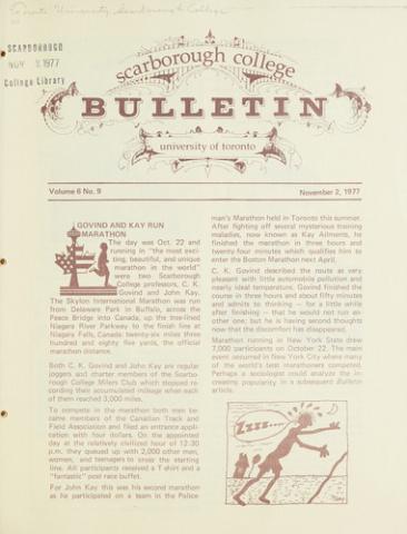 Scarborough College Bulletin, 2 November 1977