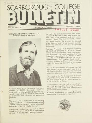 Scarborough College Bulletin, 22 February 1978