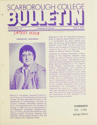 Scarborough College Bulletin, 5 April 1978