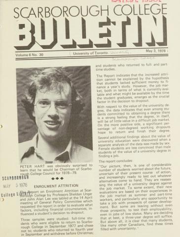 Scarborough College Bulletin, 3 May 1978