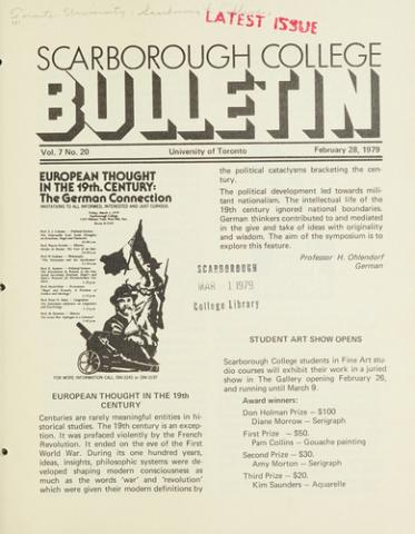 Scarborough College Bulletin, 28 February 1979