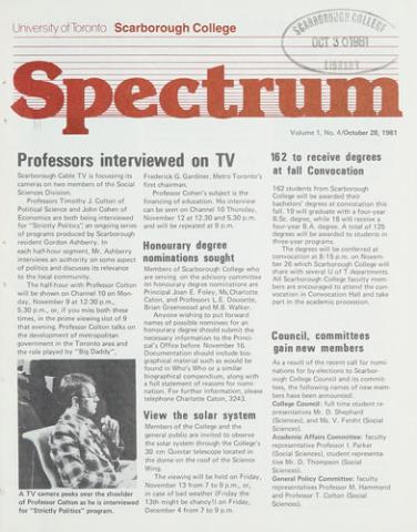 Spectrum, 28 October 1981