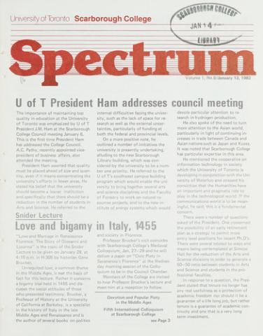 Spectrum, 13 January 1982