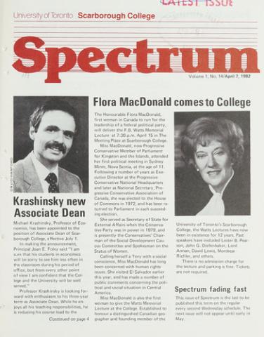Spectrum, 7 April 1982