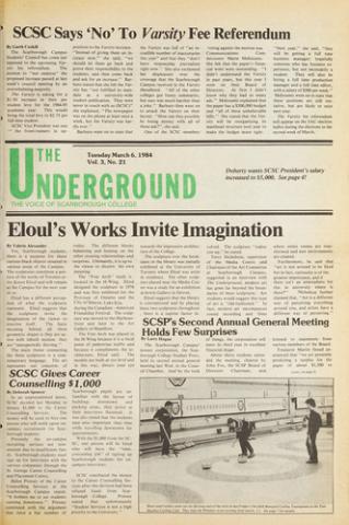 The Underground, 6 March 1984