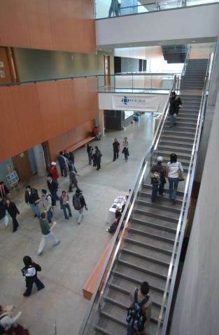 Interior, Atrium with Stairway, Management Building (MW)