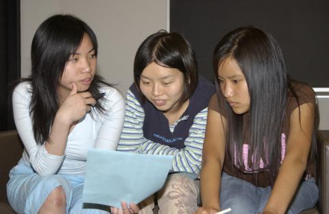 Three Students, Summer Class, Teaching and Learning Services