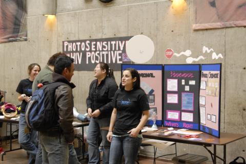 Health and Wellness Centre Display, Photo Sensitive HIV Positive Event, the Meeting Place