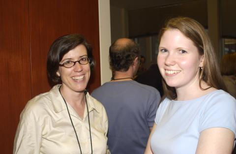 Two Conference Participants Pose for Photograph, Congress 2002. Federation for the Humanities and Social Sciences
