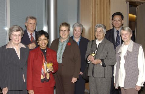 Sheela Basrur, 33rd F.B. Watts Memorial Lecture Featured Speaker, with Dignitaries, Arts and Administration Building Lecture Theatre (AA)