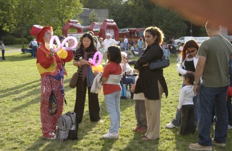 Summerfest, Balloon Animal Activity with Families