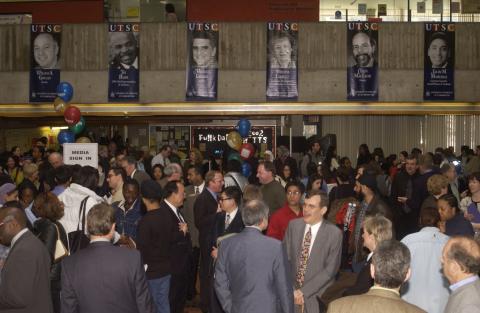General view of "Great Minds" Campaign Event, the Meeting Place