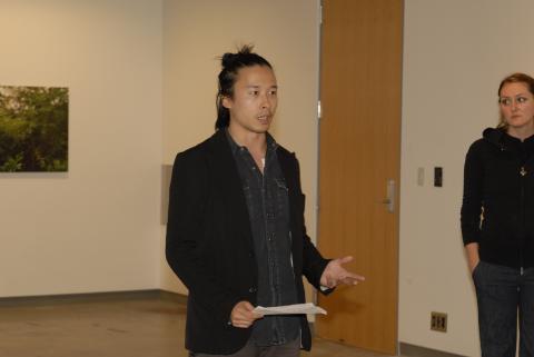 Will Kwan Speaking, Opening of Reincarnation Exhibition, DMG