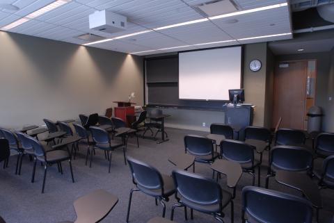 Classroom Interior, MW264, Management Building (MW)