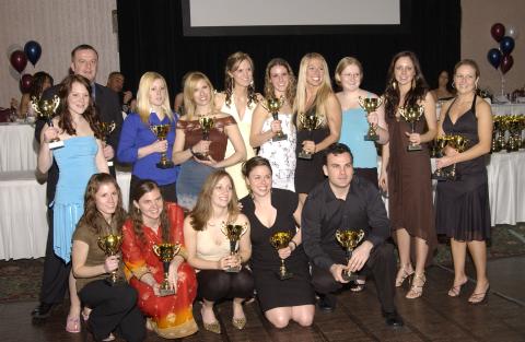 Group of Award Winners,  Scarborough Campus Athletic Association Banquet, Delta East Hotel
