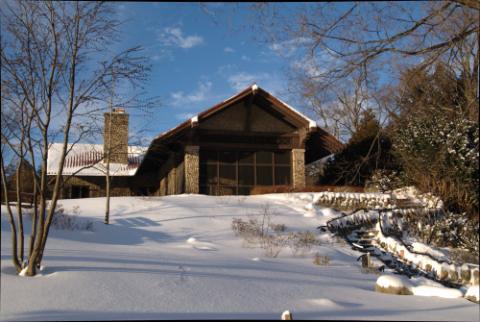 Miller Lash House in the Winter