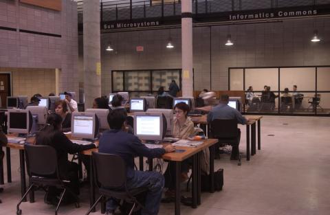 Students Studying, Sun Microsystems Informatics Commons, UTSC Library, Academic Resource Centre (ARC)