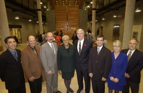 Group of Dignitaries, UTSC Library, Opening Event, Academic Resource Centre (ARC)