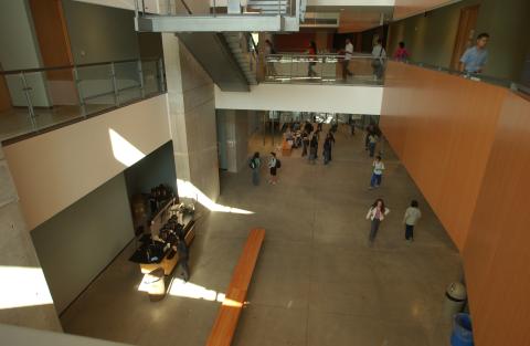 Management Building (MW) Atrium, Seen from Above