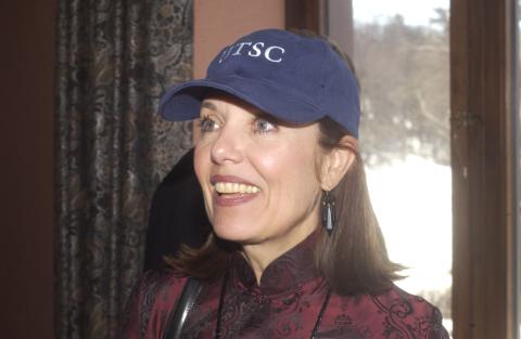 Woman Wearing UTSC Branded Baseball Cap, Great Minds Campaign Event, Reception, Miller Lash House