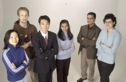 Six Science Co-op Students, Studio Shot, Promotional Image