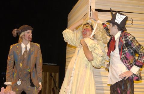 Production Still, Alice in Wonderland, Drama and Theatre Program, Leigha Lee Browne Theatre