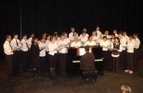 Leonard Whiting and UTSC Choir Performing, 2nd Annual Classical Celebration, Leigha Lee Browne Theatre