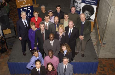UTSC "Great Minds" Honorees, Group Photograph, Great Minds Campaign Event, the Meeting Place