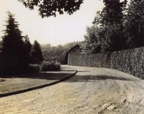 Historical Photograph, Miller Lash House Gardens