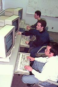 Students Work in Computer Centre