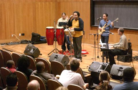 Musicians and Audience, Adonis Puentes Concert, Music of All Latitudes Concert Series, ARC Lecture Theatre