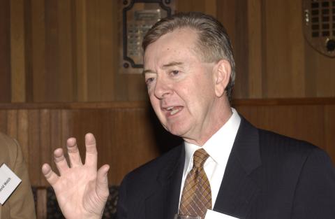 Preston Manning at Reception for F.B. Watts Memorial Lecture, 2003, Old Council Chambers, SW403