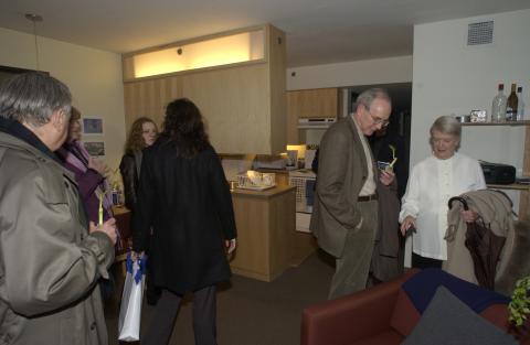 Dignitaries Tour Residence Unit with Joan Foley, Joan Foley Hall Residence, Opening Event