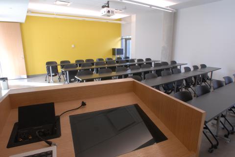 Classroom Interior, AA205, Arts & Administration Building (AA)