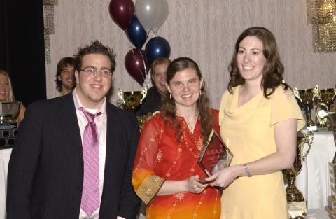Winner, UTSC "Heart" Award (Female), Scarborough Campus Athletic Association Banquet, Delta East Hotel