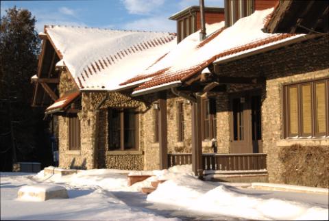 Winter, Exterior, Miller Lash House