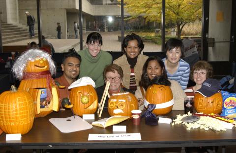 Winner, Second Place, Vice President and Principal's Office/Advancement, Pumpkin Carving Contest, the Meeting Place